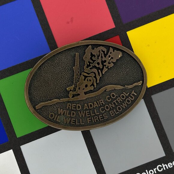 Vintage Red Adair Co. Belt Buckle | Oil Well Control Firefighter | Western - Picture 12 of 12